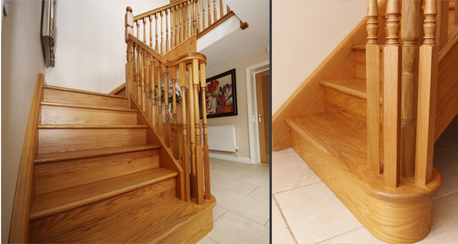 Hardwood stairs